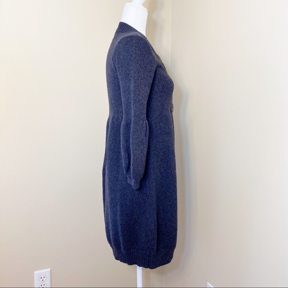 Vince Wool Blend Bishop Sleeve Long Cardigan - S - Picture 2 of 11
